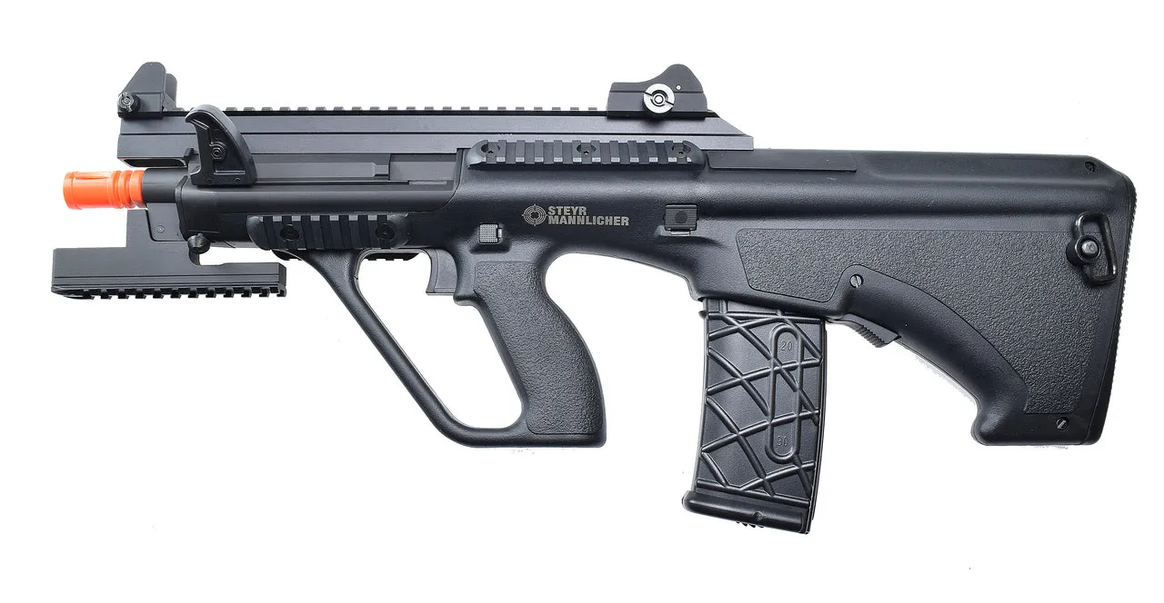 ASG STEYR AUG A3 XS COMMANDO (Black / Desert Camo)