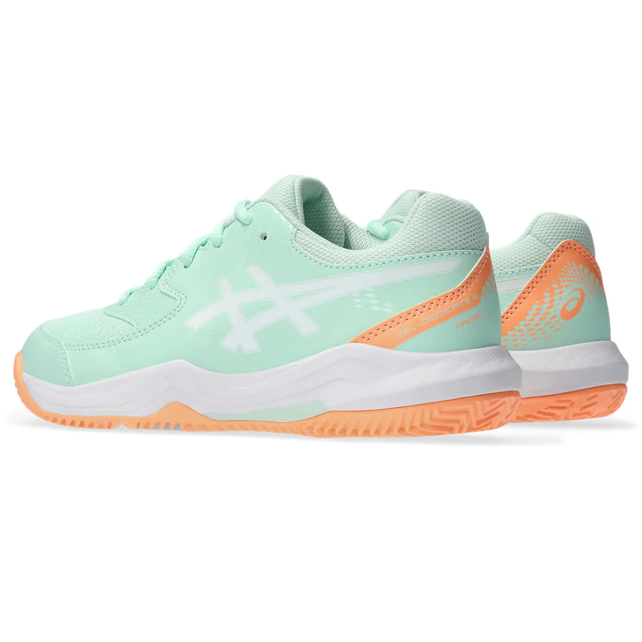 Asics Padelschoen Gel Dedicate 8 GS Junior Groen Oranje