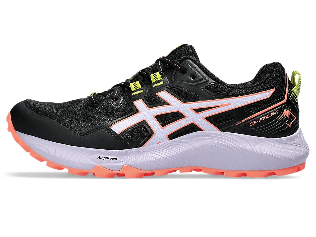 ASICS Sonoma 7 (Black/Faded Ash Rock) Womens