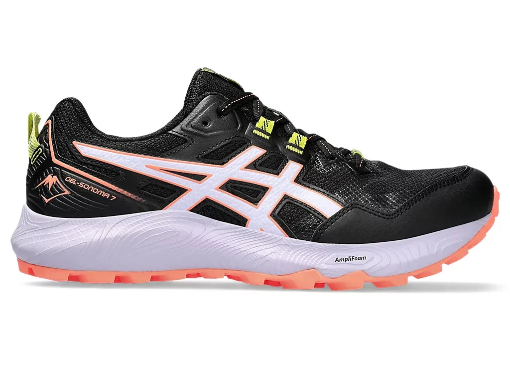 ASICS Sonoma 7 (Black/Faded Ash Rock) Womens