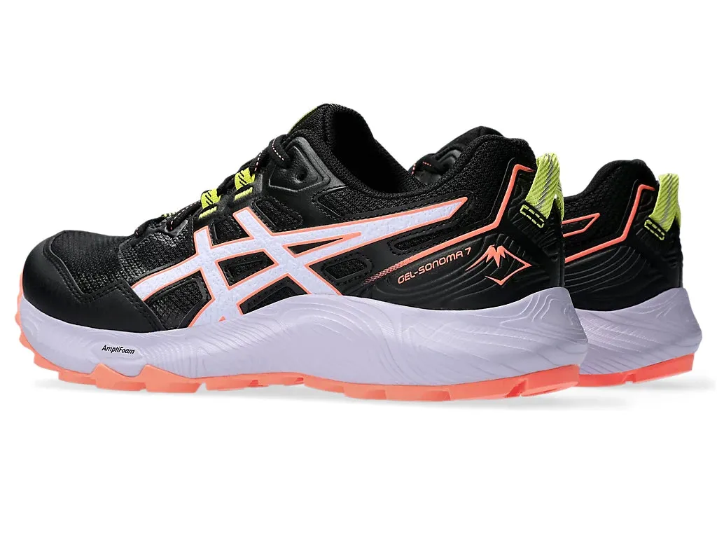 ASICS Sonoma 7 (Black/Faded Ash Rock) Womens