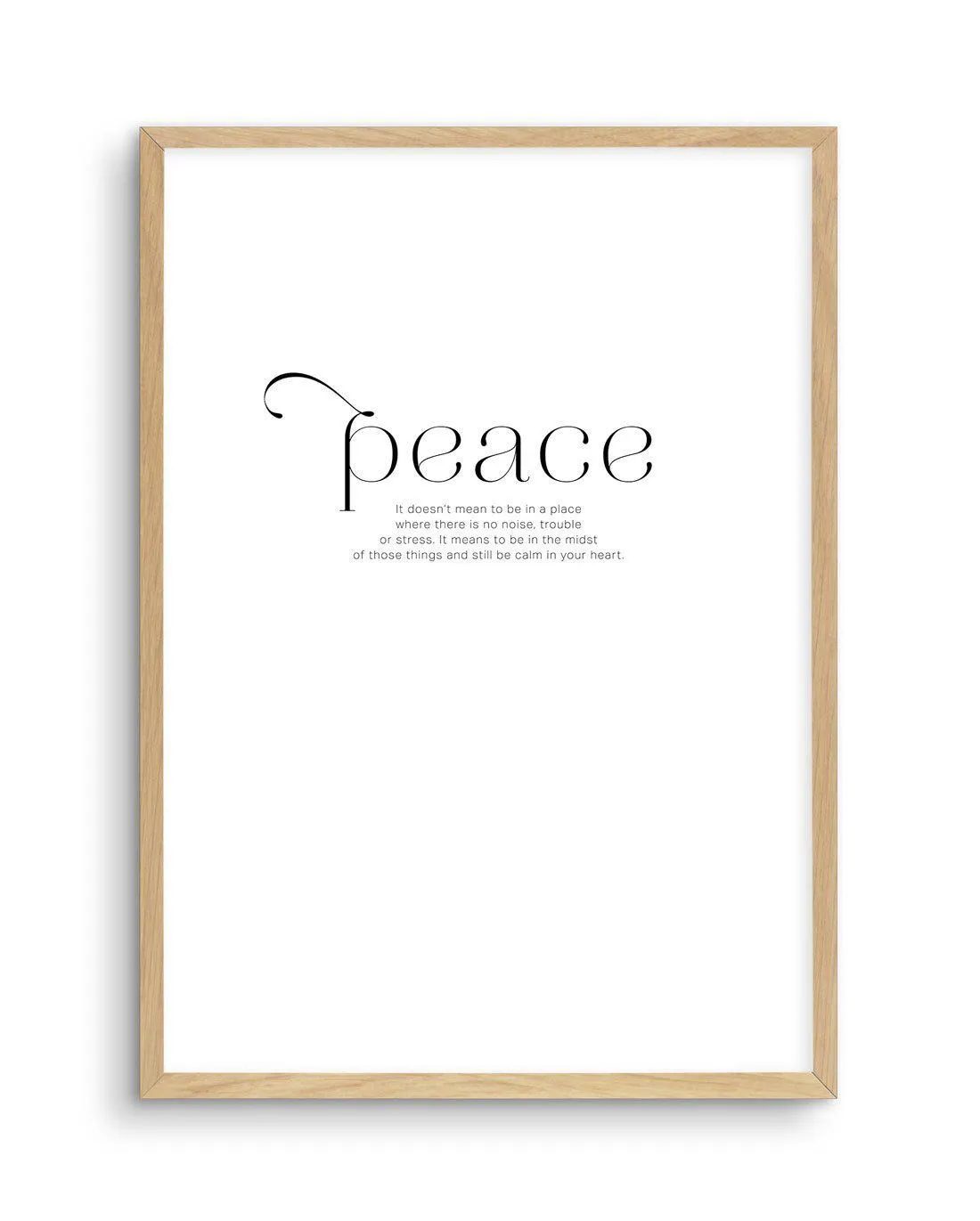 At Peace Art Print