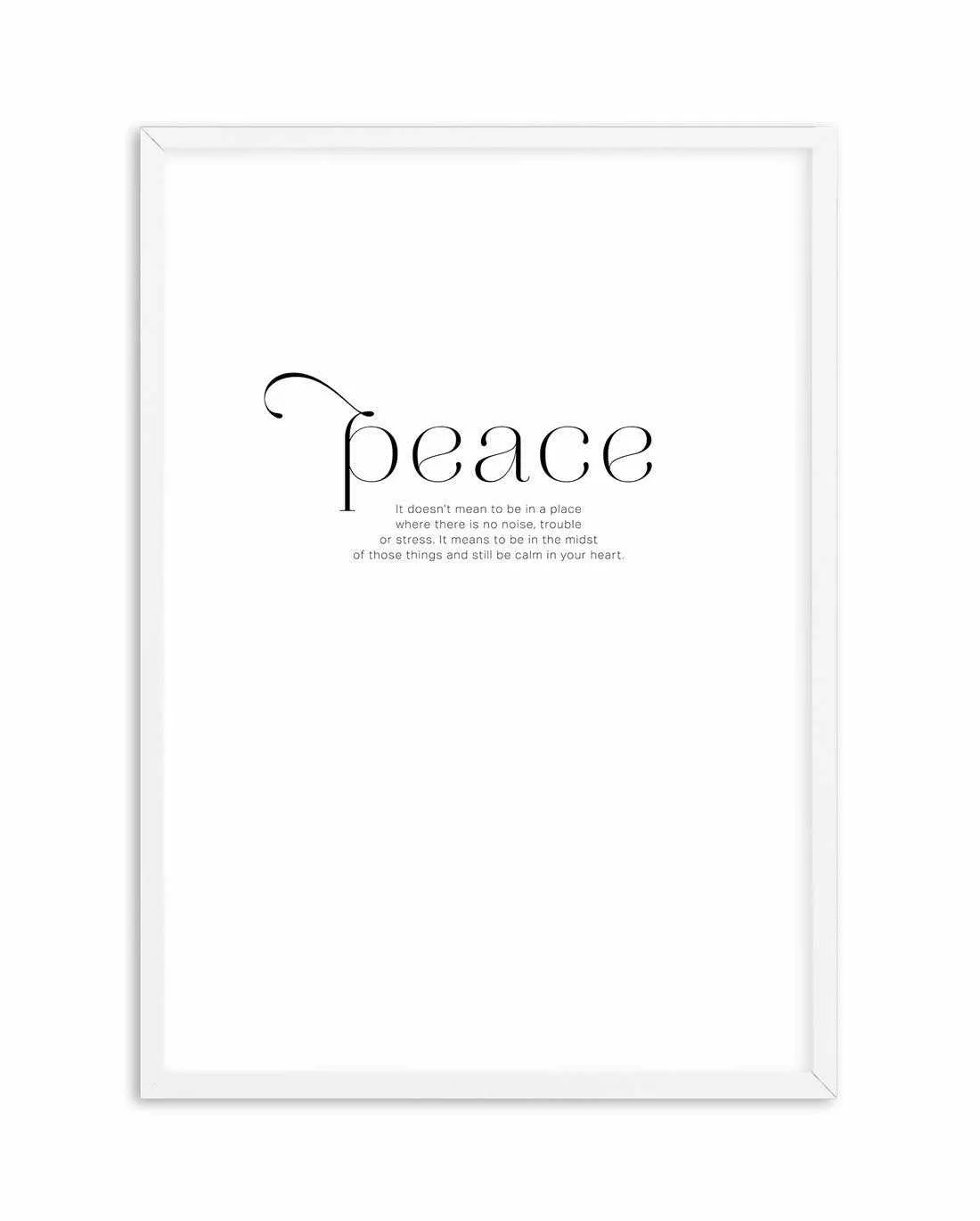 At Peace Art Print