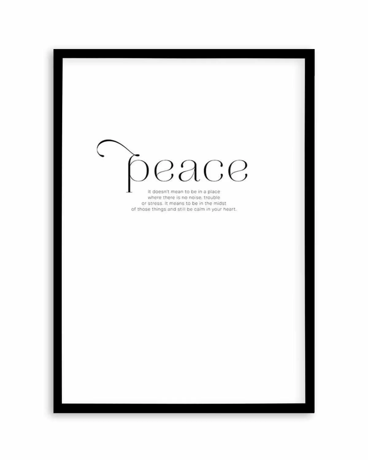 At Peace Art Print