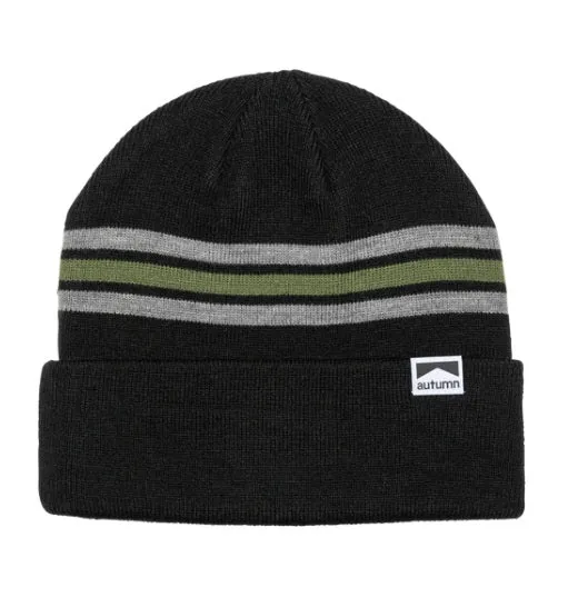 AUTUMN BOLD STRIPE BEANIE