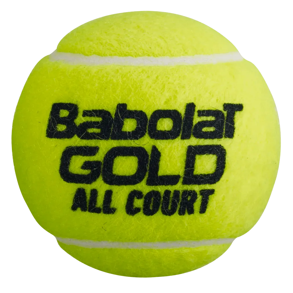 Babolat Gold All Court X4 Yellow Tennis Balls