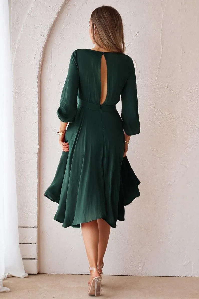 Balance Dress - Emerald Green