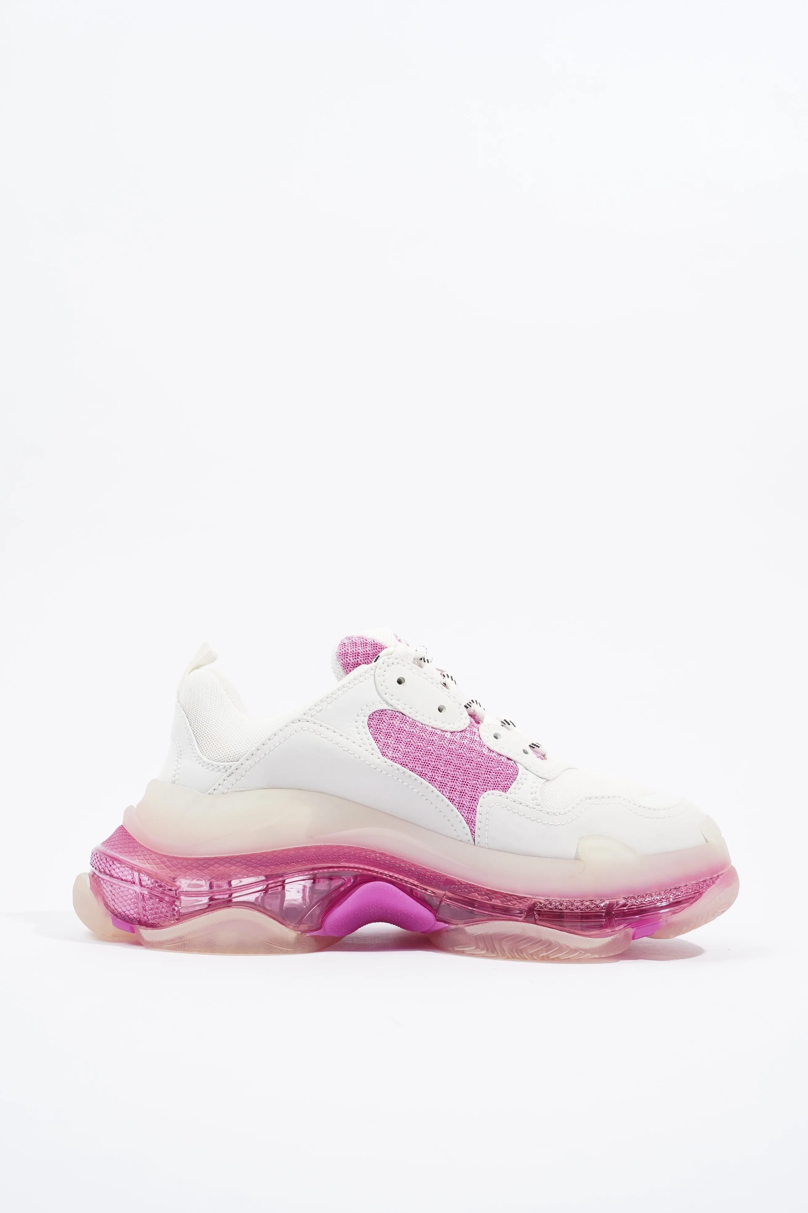 Balenciaga Triple S White / Pink / Clear Sole EU 39 / UK 6