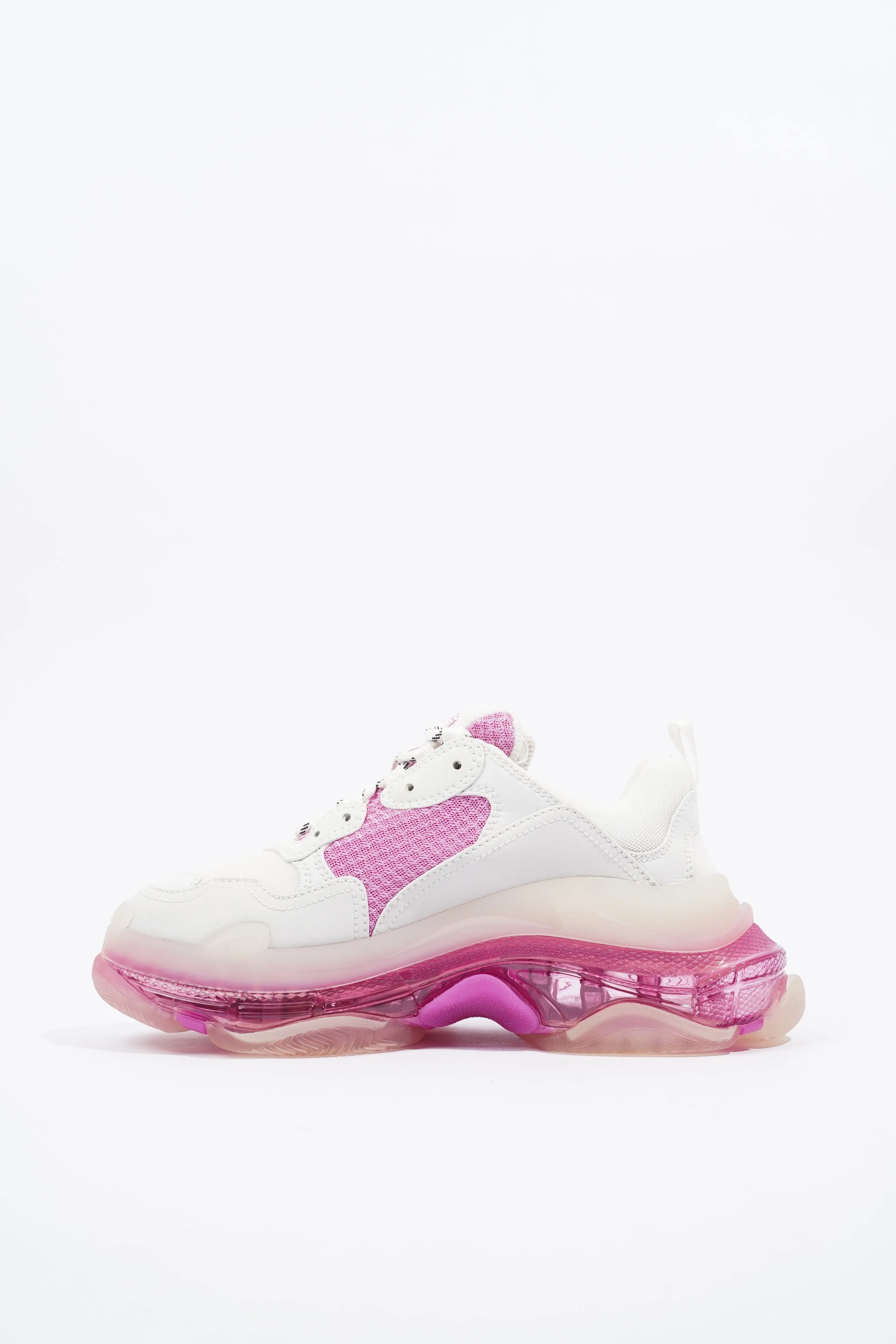 Balenciaga Triple S White / Pink / Clear Sole EU 39 / UK 6