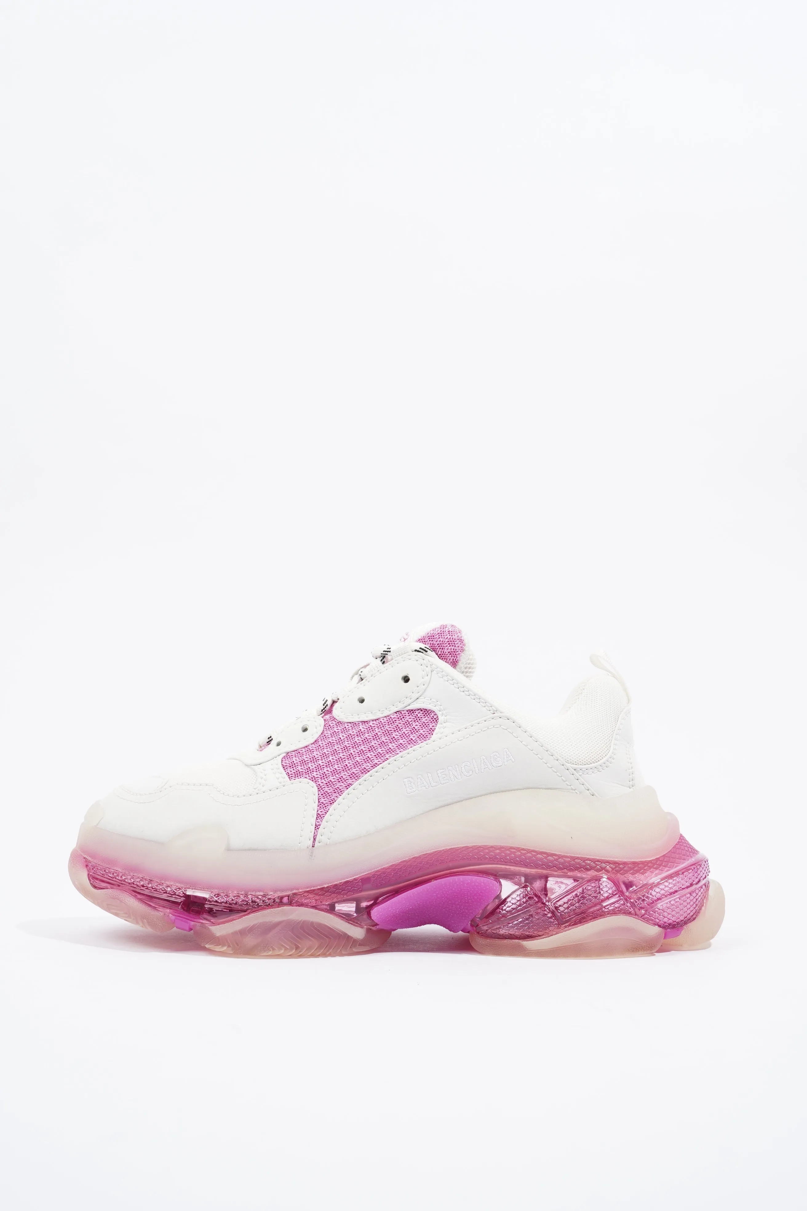 Balenciaga Triple S White / Pink / Clear Sole EU 39 / UK 6