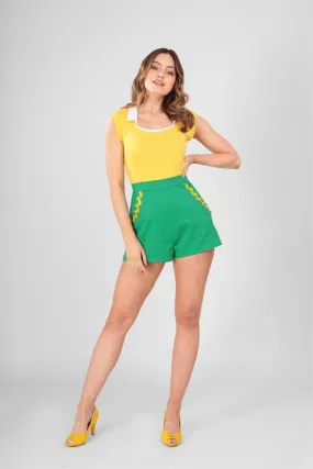 Banana Trim Emilia Shorts