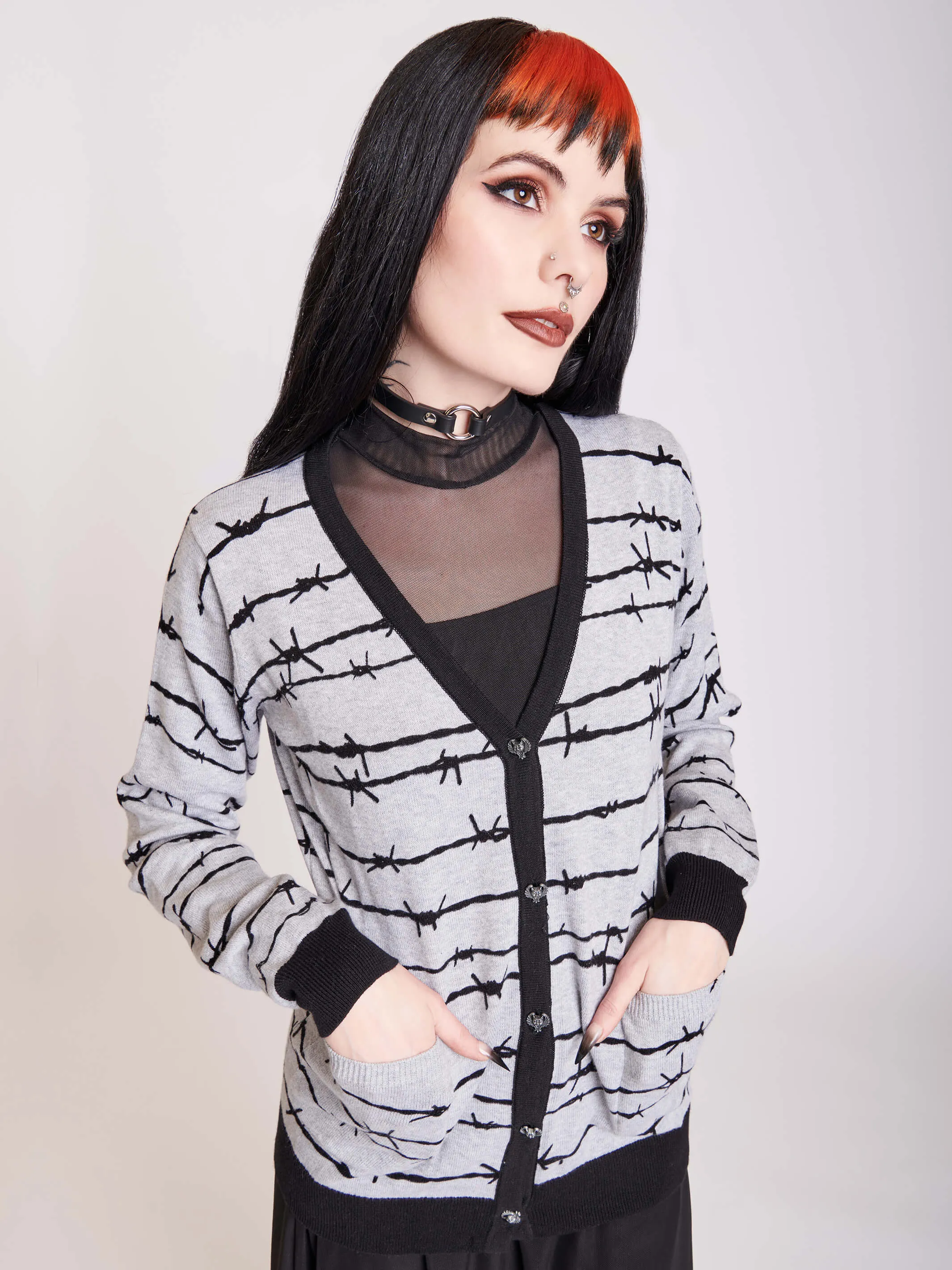 Barbed Wire Cardigan