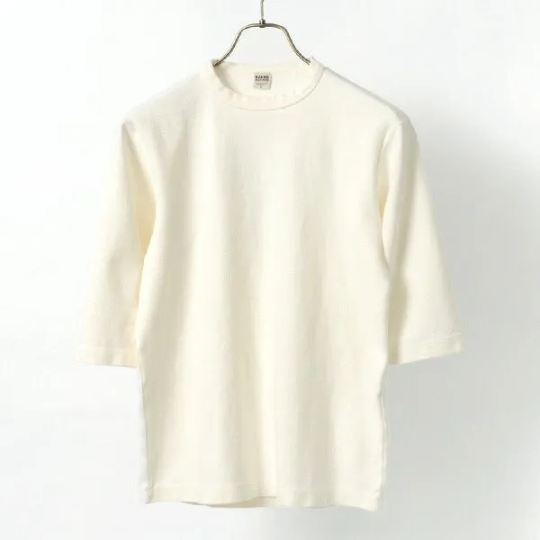 BARNS / Heavy spun milled fabric 6.5/10 sleeve T-shirt