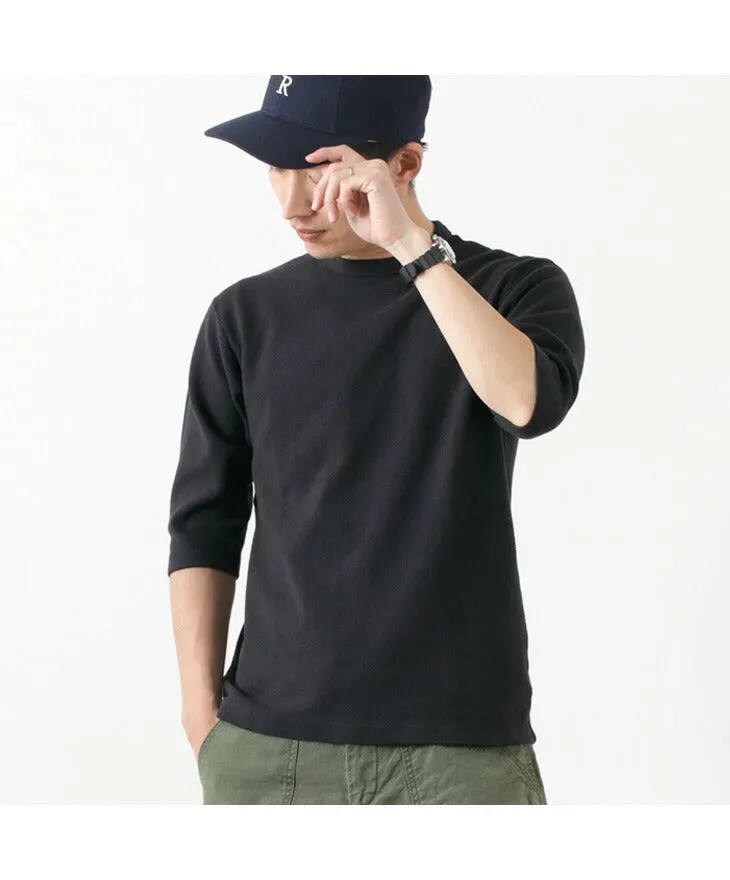 BARNS / Heavy spun milled fabric 6.5/10 sleeve T-shirt