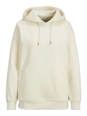 Basic Hoodie Sweat - Lys Beige