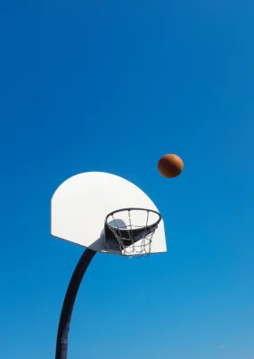 Basketball / minimal style photo print