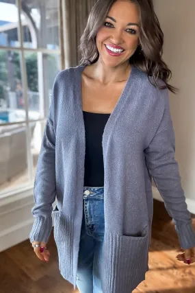 Be A Blessing Blue Cardigan