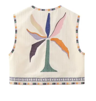 Beautiful Embroidered Vest 2024 Fin Vest