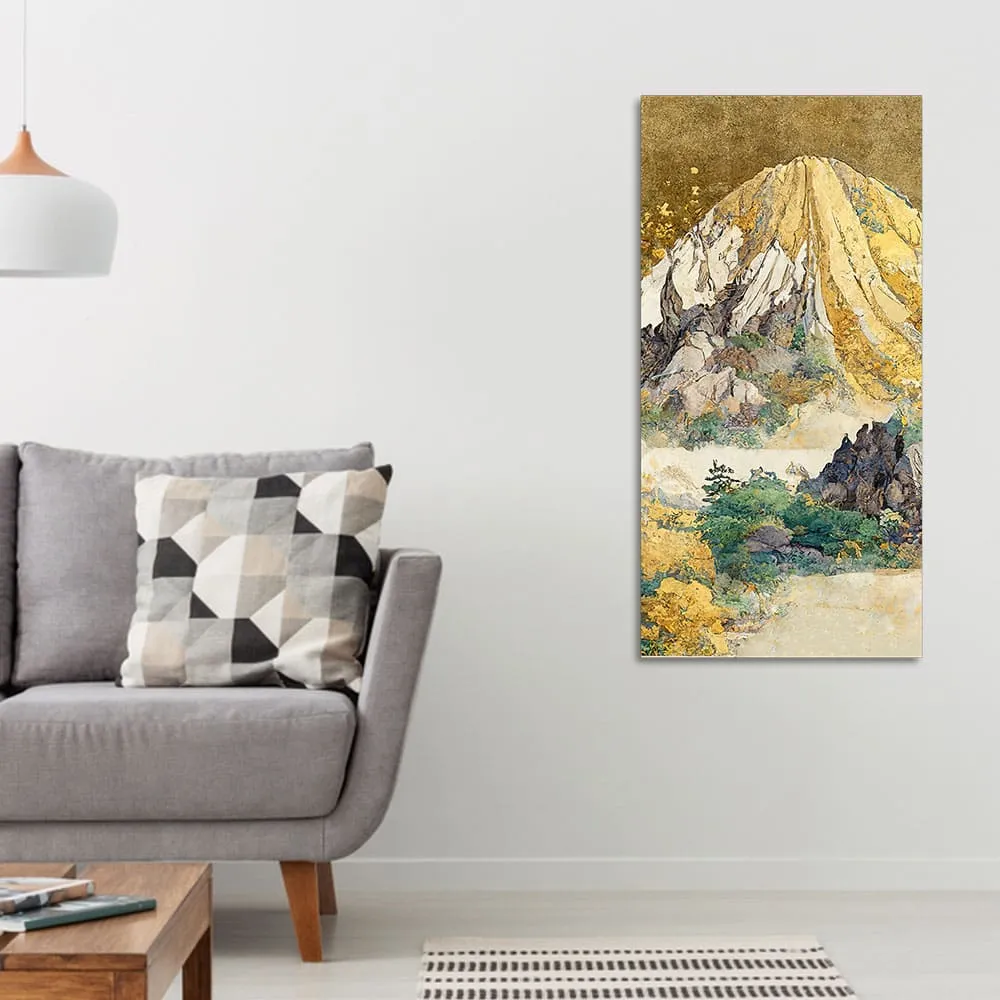 Beautiful Mountain Scenery Canvas Wall Painting