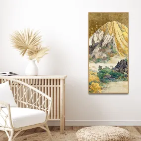 Beautiful Mountain Scenery Canvas Wall Painting