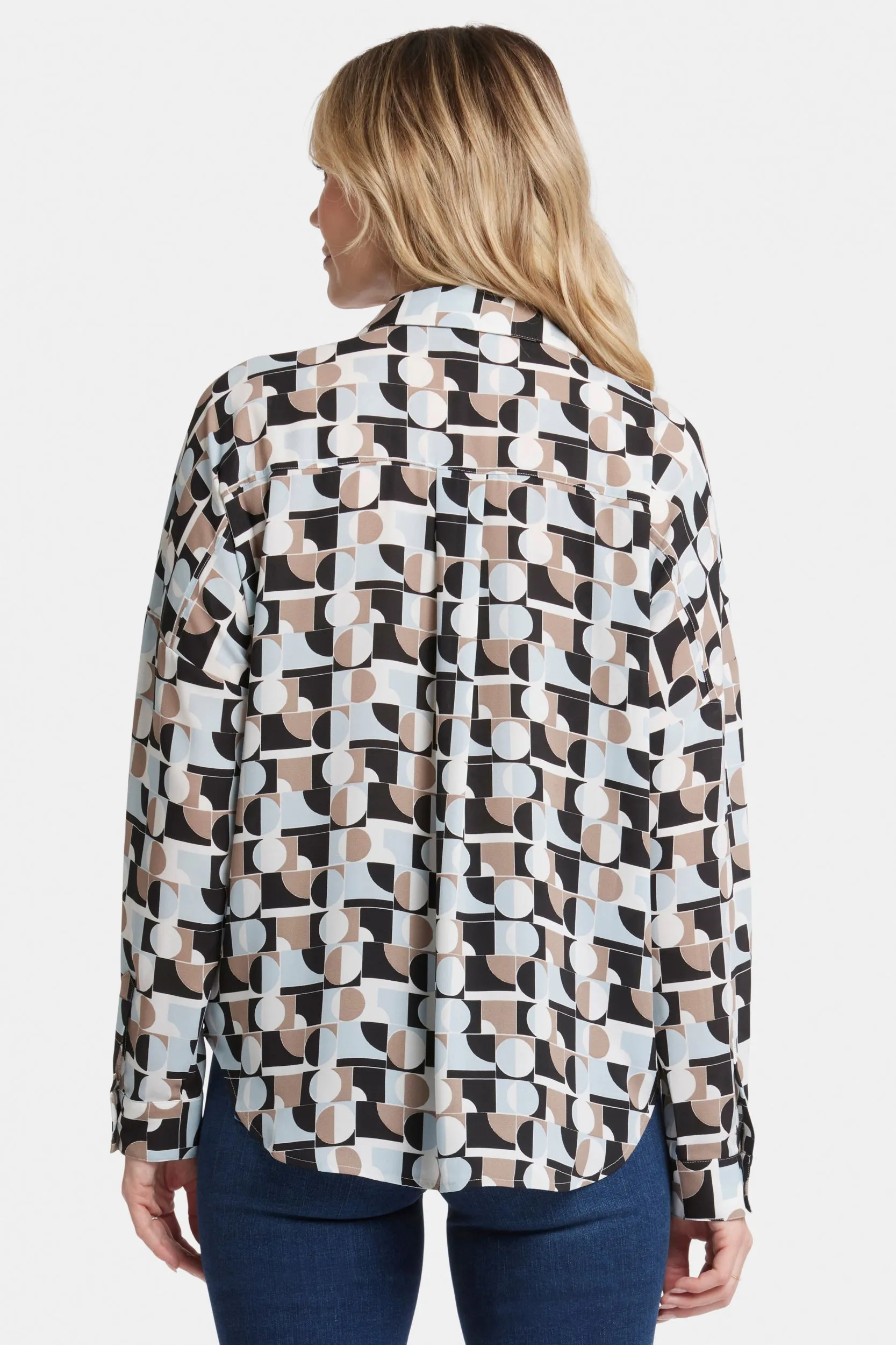 Becky Blouse Grafische Print | Light & Fog