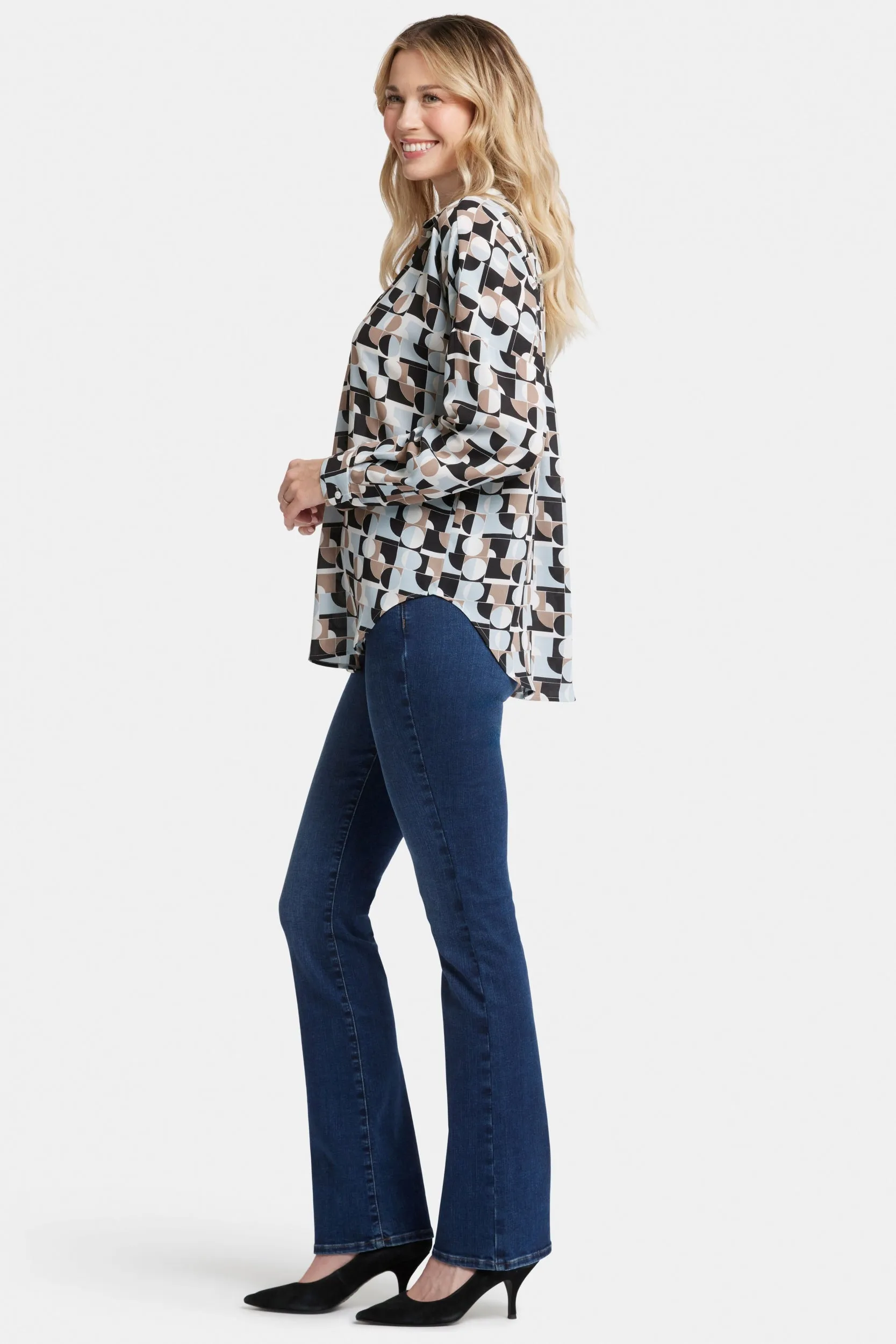 Becky Blouse Grafische Print | Light & Fog