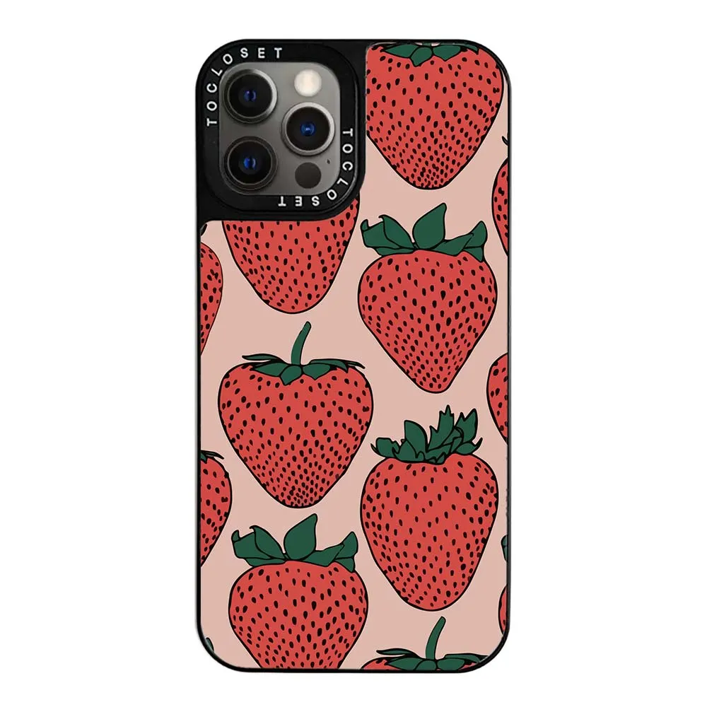 Berry Chic Designer iPhone 12 Pro Max Case Cover