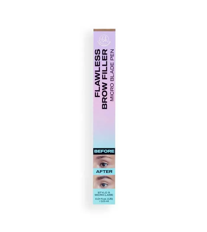 BH Cosmetics - Lápiz para cejas Flawless Brow Filler Pen - Dark Brown