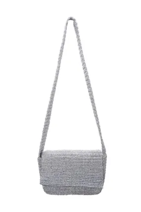 Black Colour - Bcasena Crossover Bag - Silver Coloured