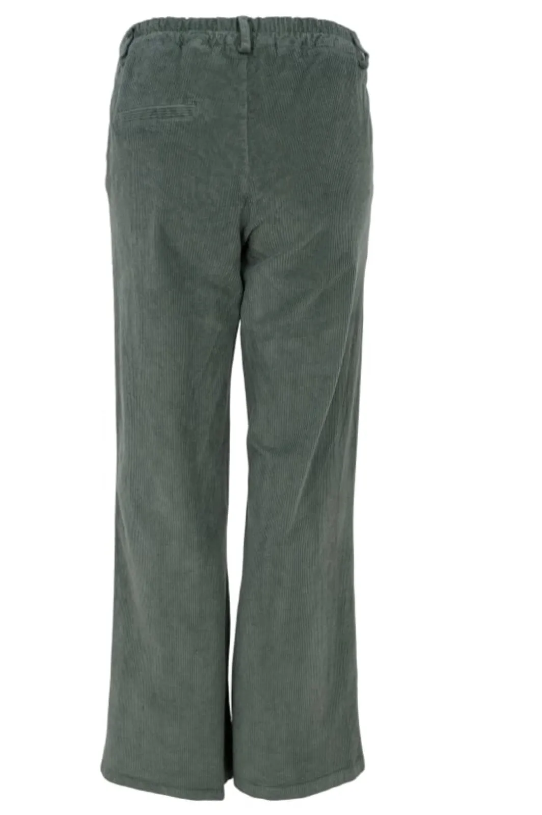 Black Colour - Bccora Corduroy Box Pant - Moss Green