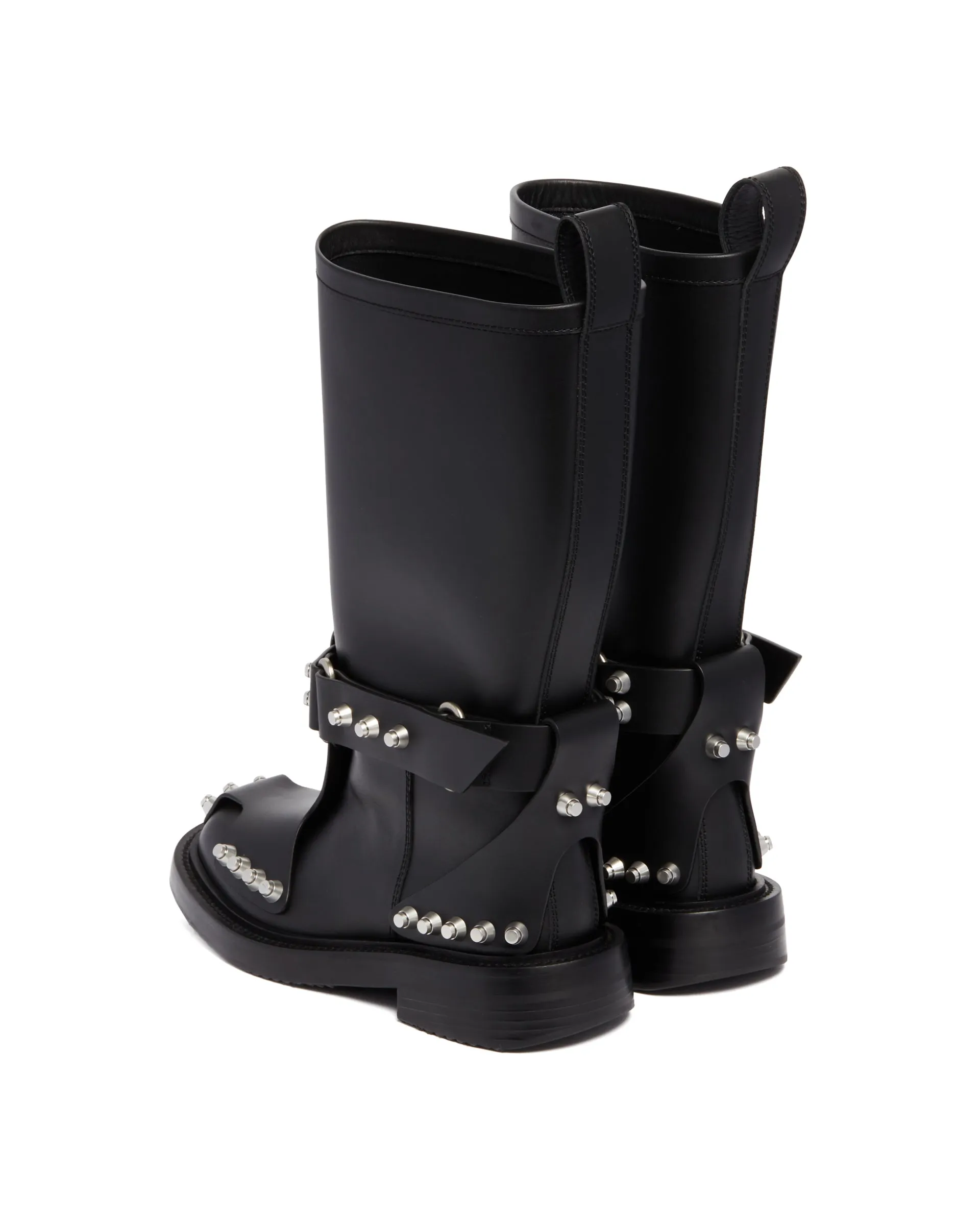 Black Dixon Buckle Boots