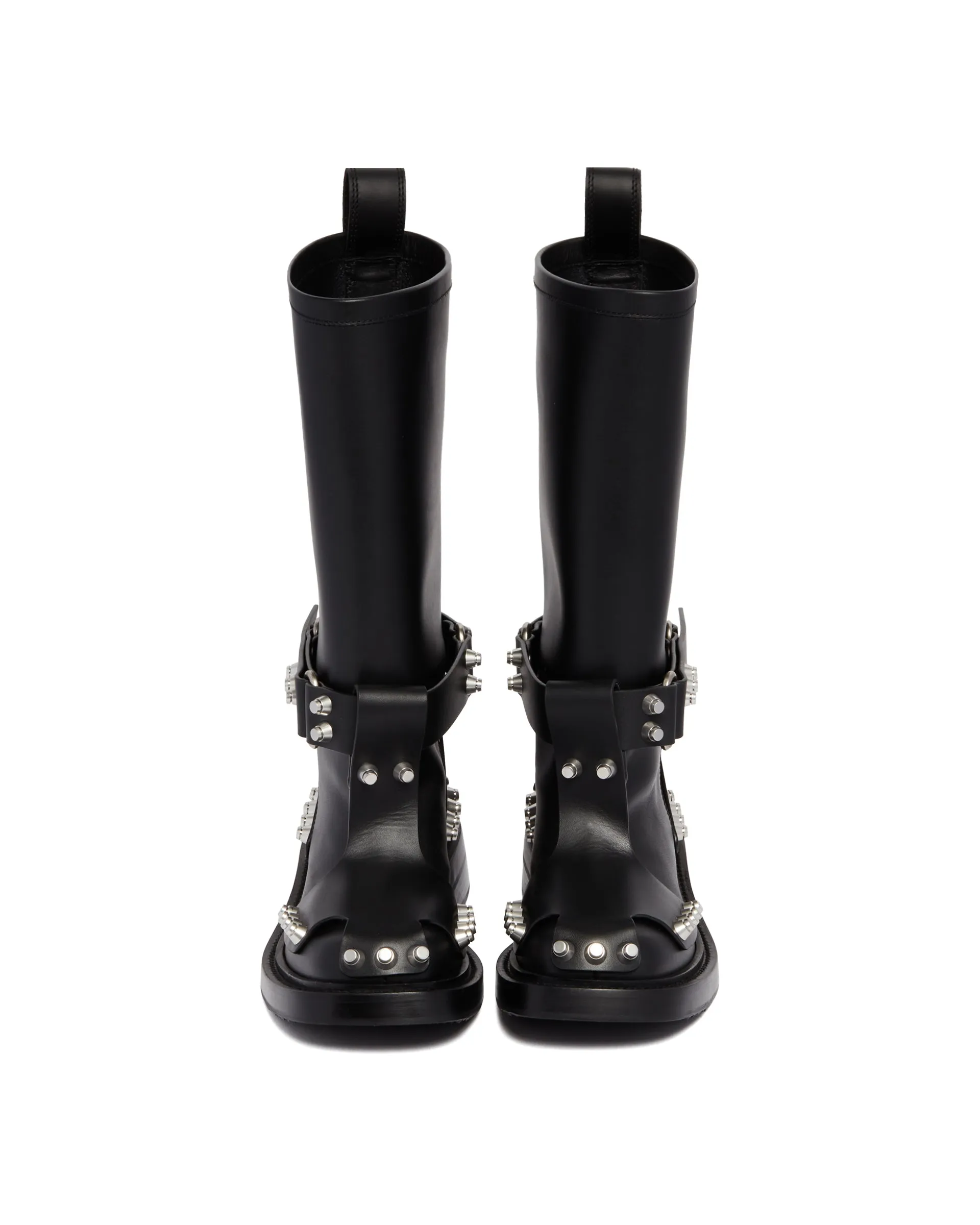 Black Dixon Buckle Boots