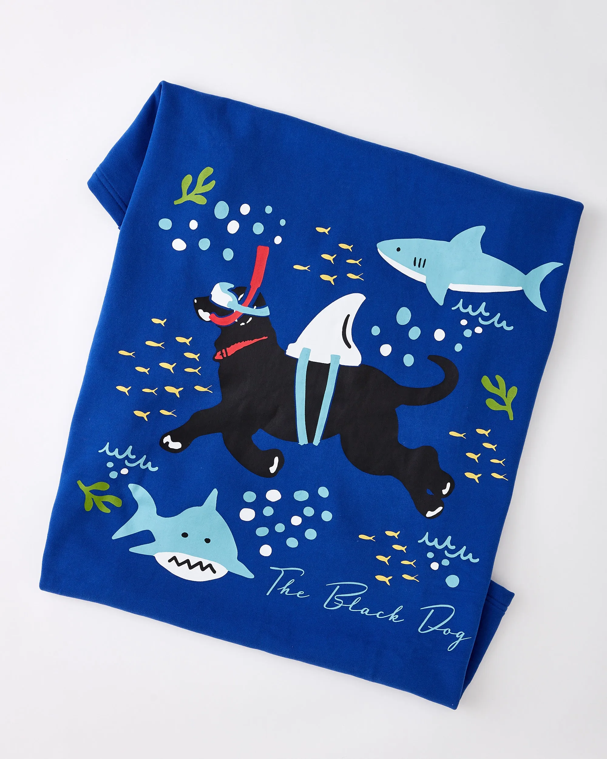 Black Dog Dog Classic Fleece Blanket (Small)