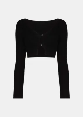 Black 'Le Cardigan Alzou' Cardigan