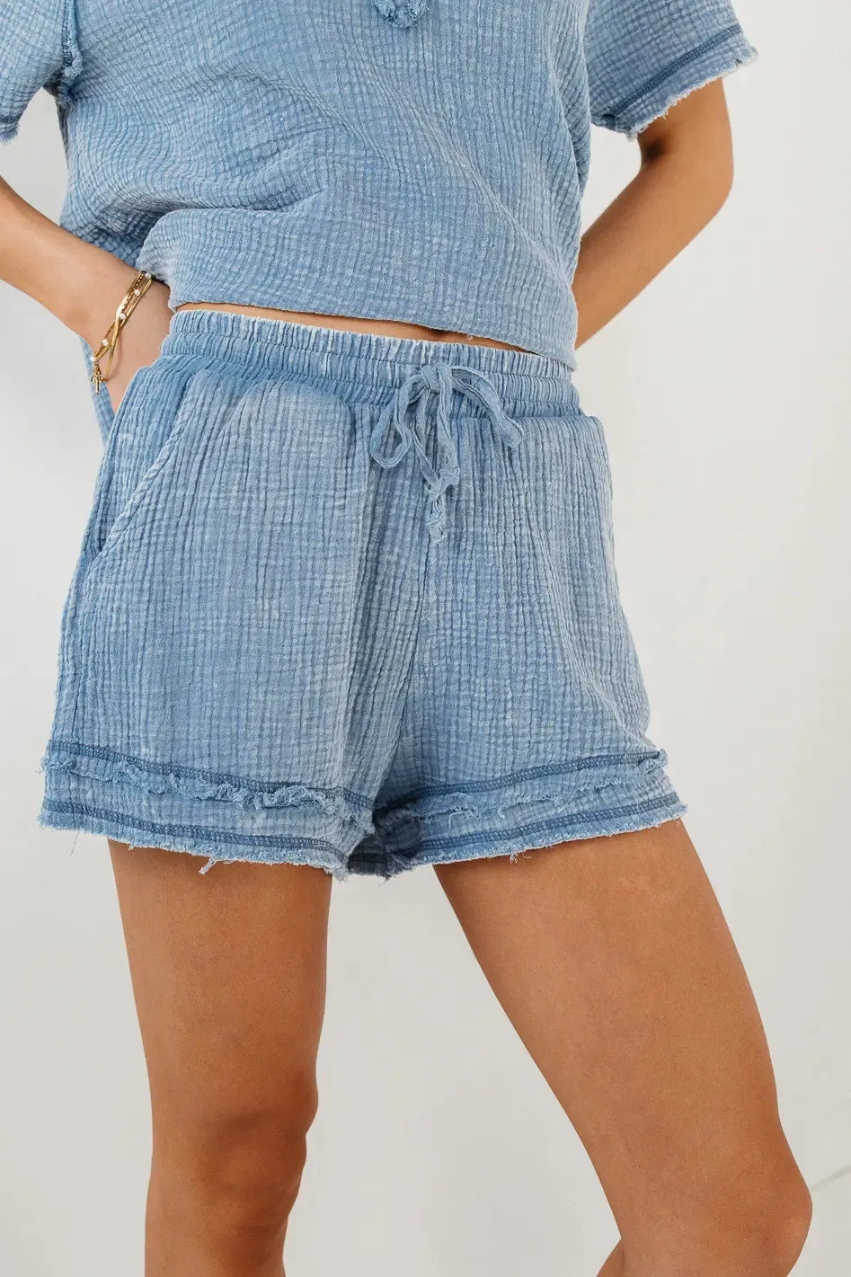 Blair Shorts in Blue - FINAL SALE