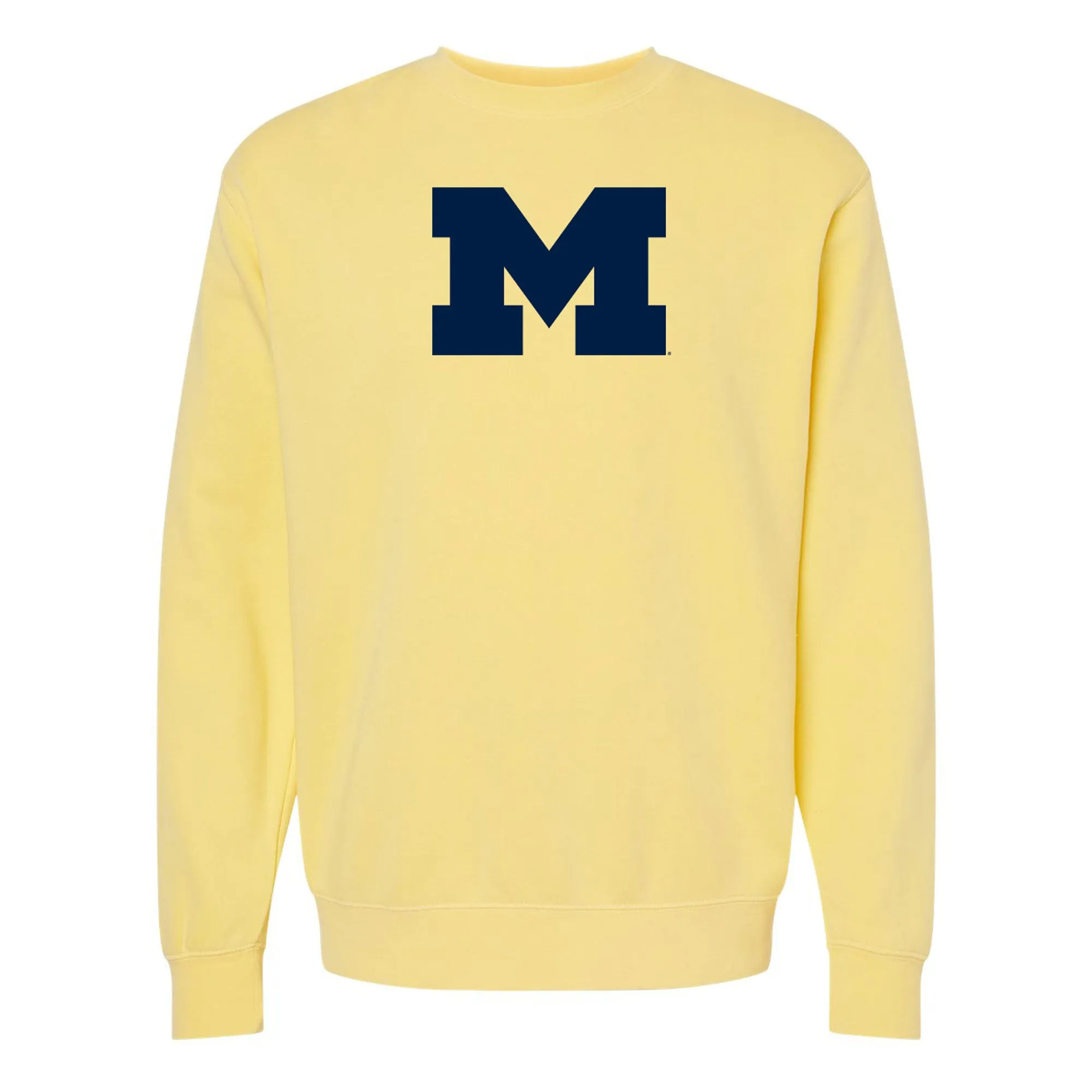 Block M Midweight Pigment-Dyed Crewneck - Pigment Yellow