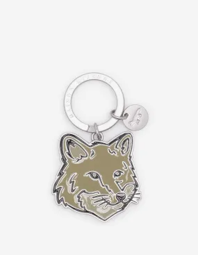 Bold Fox Head Keyring Canvas