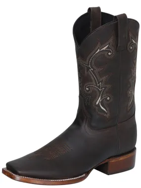 Botas Vaqueras Rodeo Clasicas de Piel Genuina para Hombre 'El Señor de los Cielos' - ID: 124067