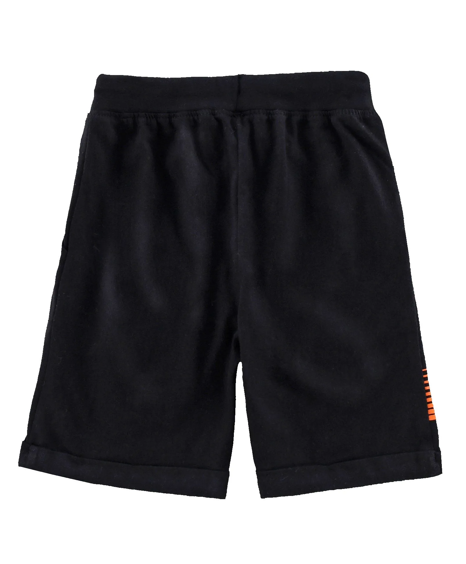 Boys Pull on Shorts with roll up hem & applique - Pack of 2