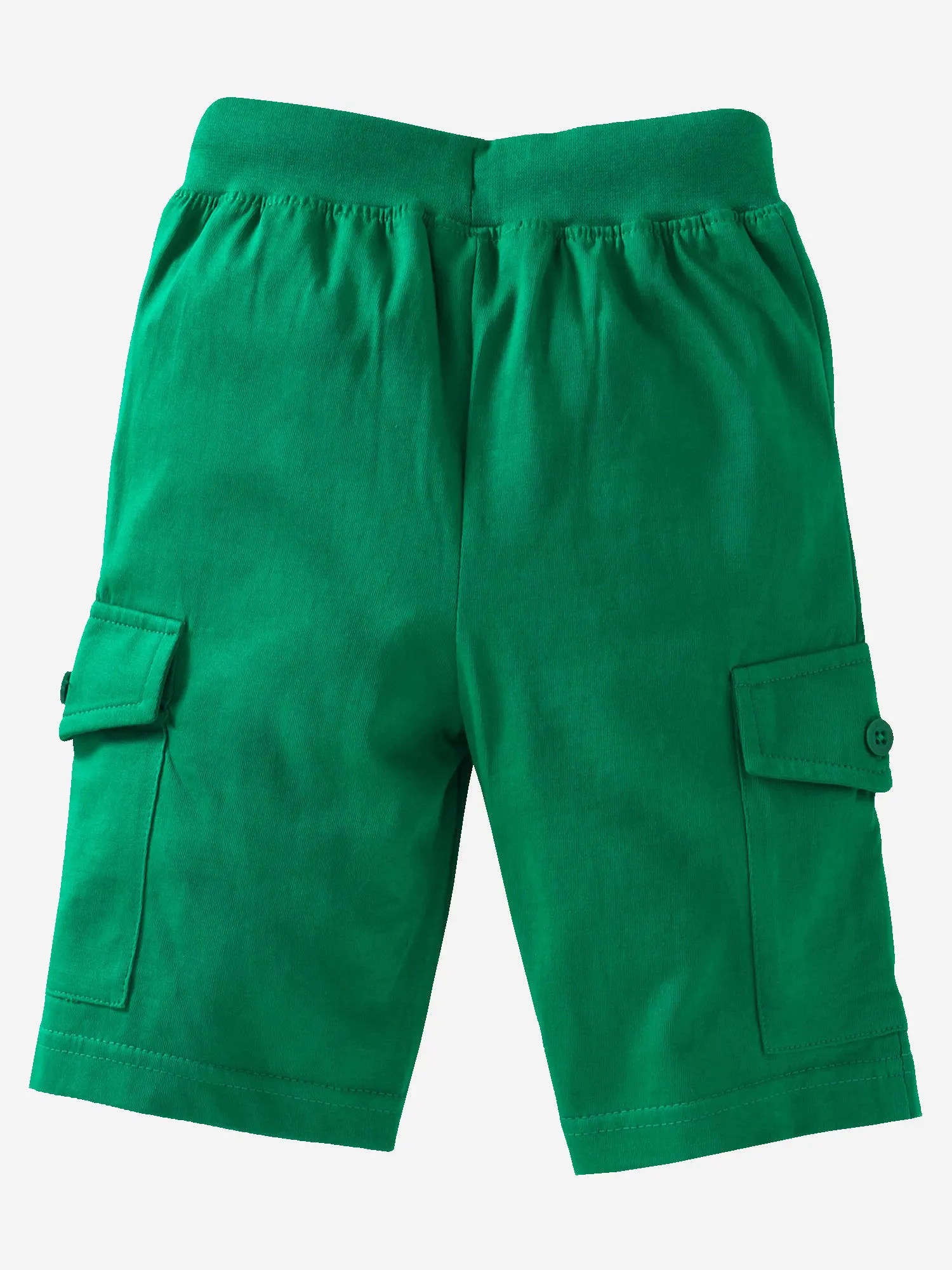 Boys Solid Knit Cargo Short Pack Of 2