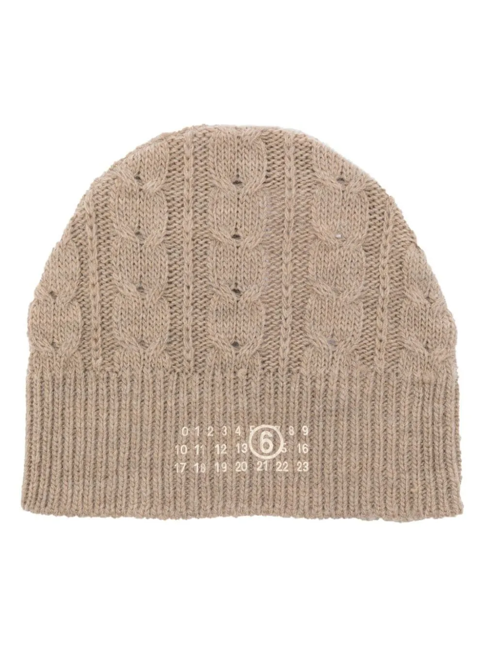 BRAIDED WOOL BEANIE