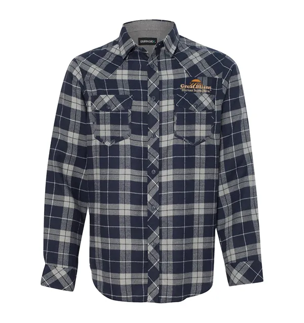 Burnside Yarn-Dyed Long Sleeve Flannel Shirt