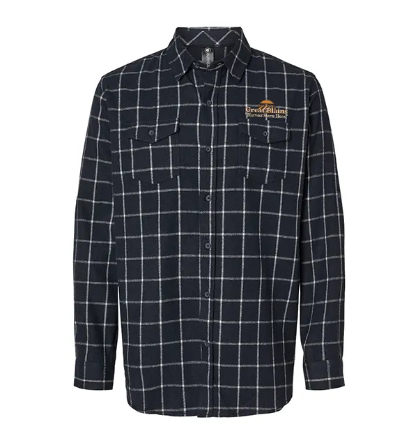 Burnside Yarn-Dyed Long Sleeve Flannel Shirt