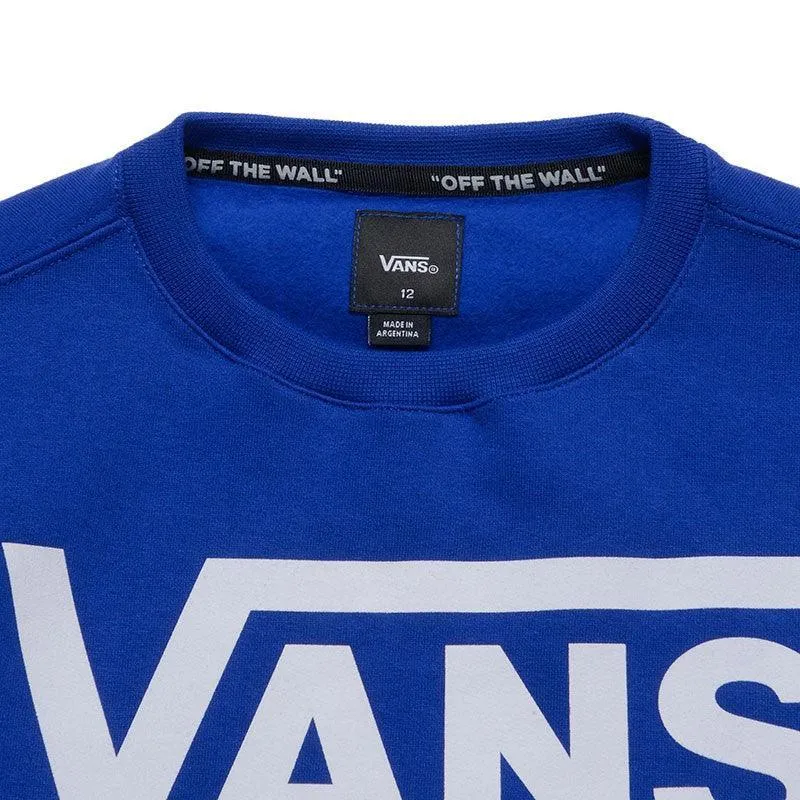 Buzo Vans Classic Crew Niño Azul