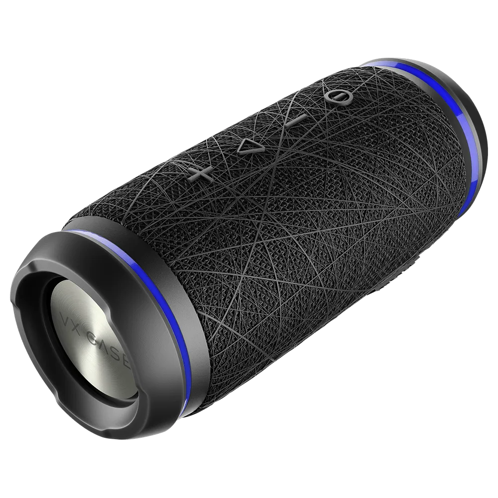 Caixa de Som Bluetooth Hurricane Preta - VX Case