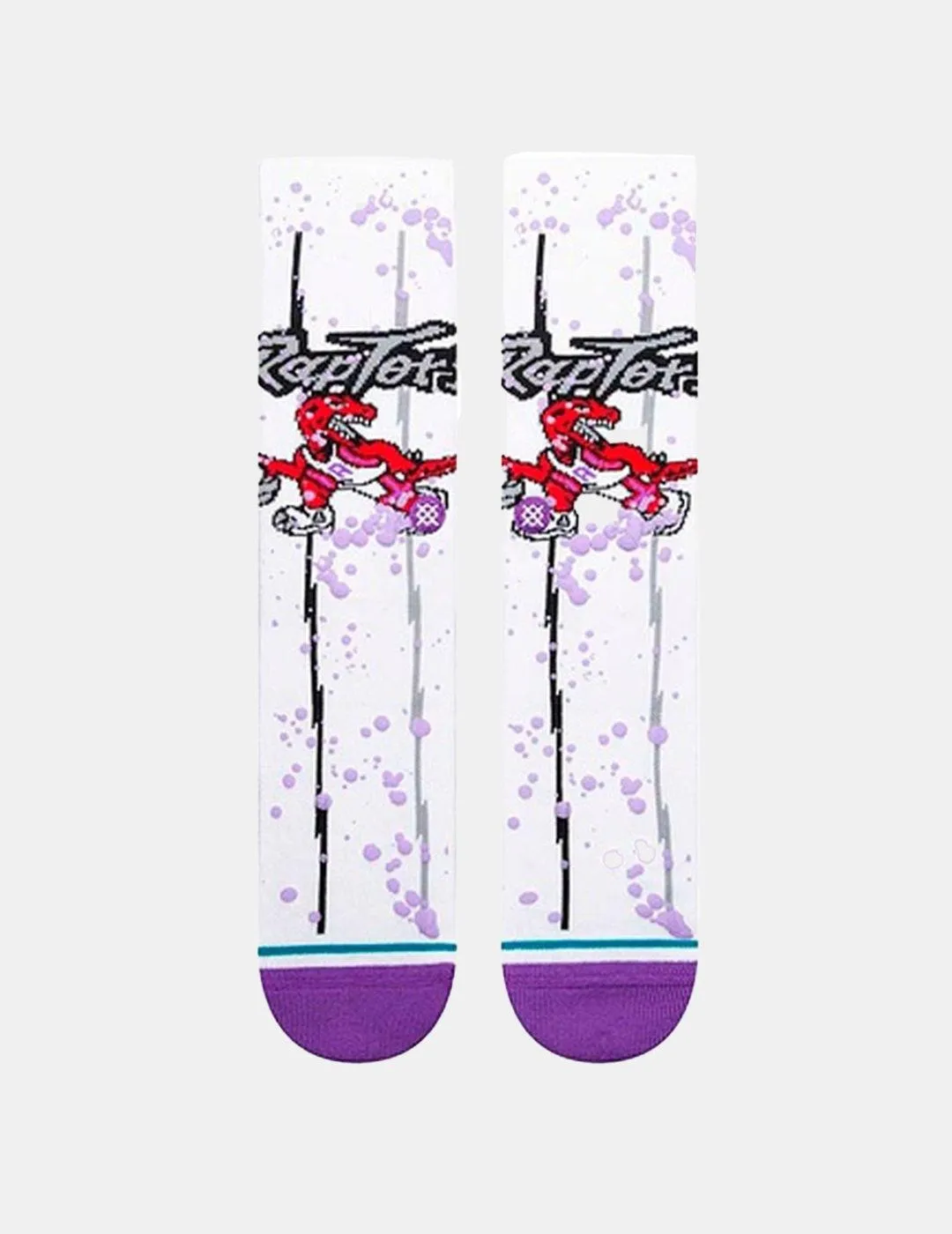 Calcetines Stance NBA Raptors Overspray Negro