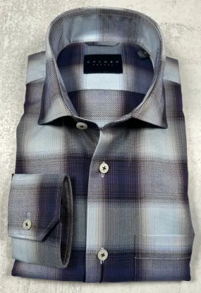 Calder Carmel Ultimate Brushed Oxford Ombre Sport Shirt in Slate