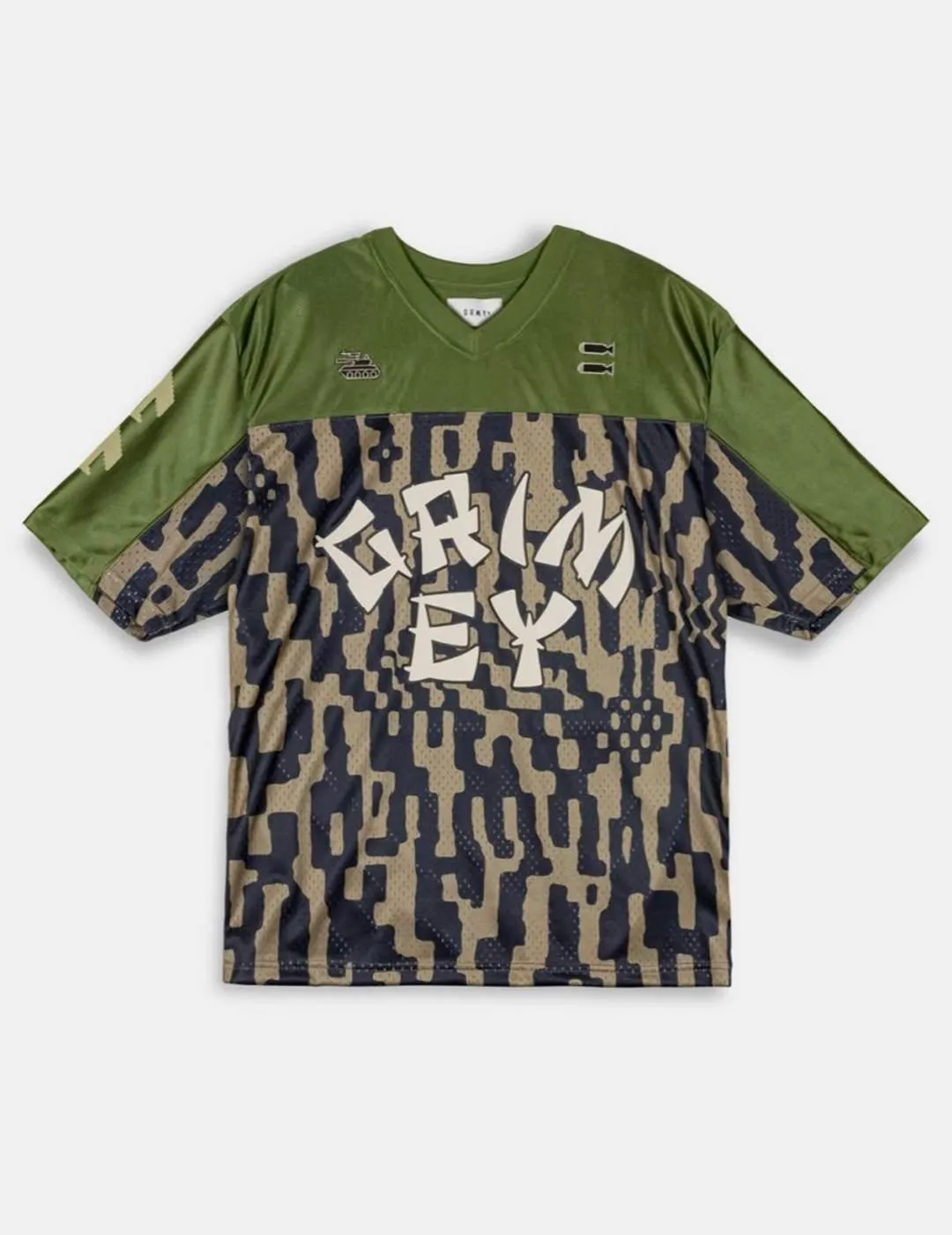 Camiseta Grimey Lucky Dragon Mesh Football Verde