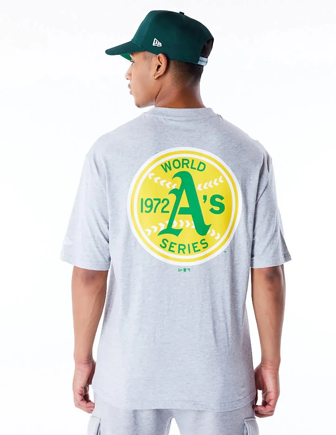 Camiseta New Era Mlb Oakland World Series Gris