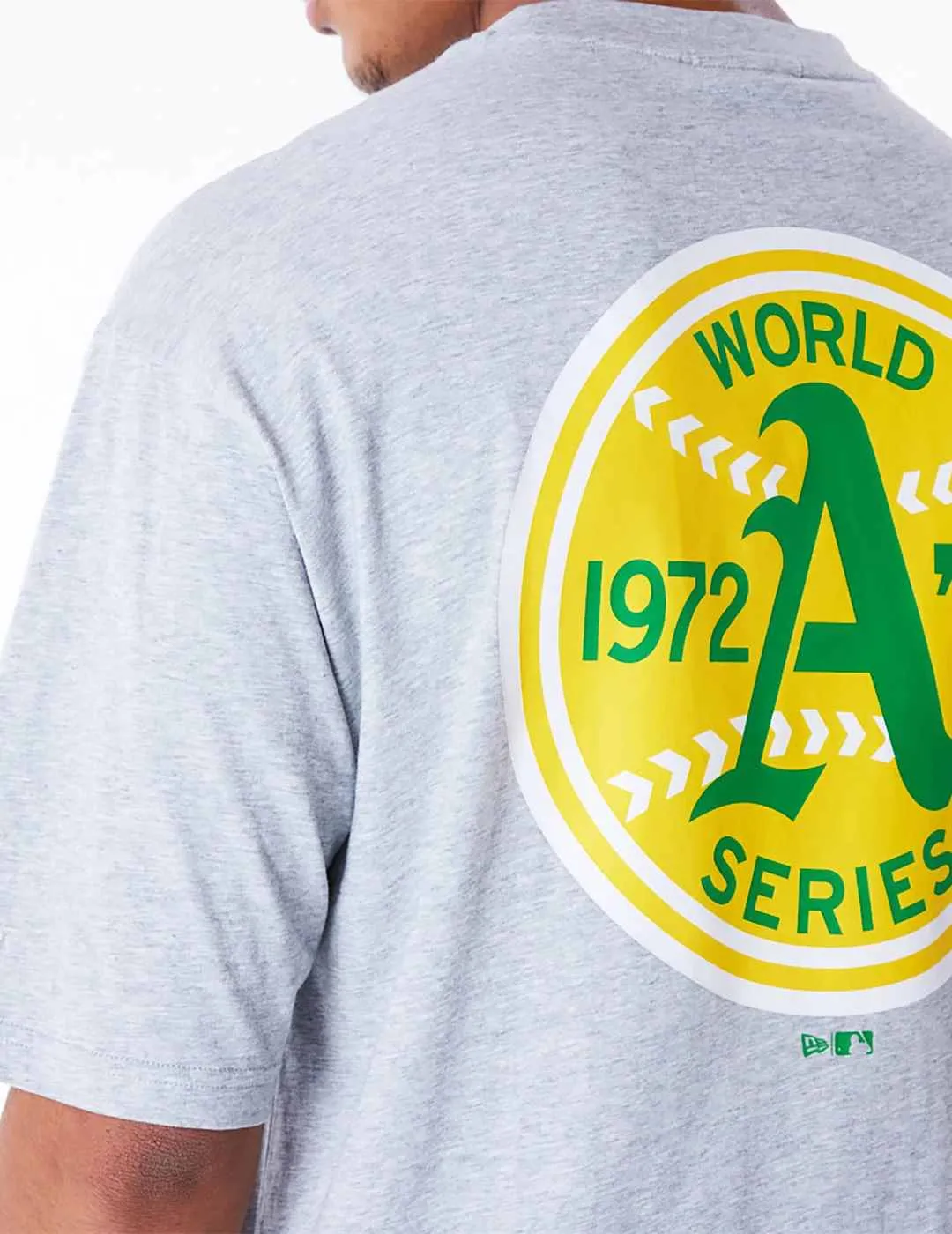 Camiseta New Era Mlb Oakland World Series Gris